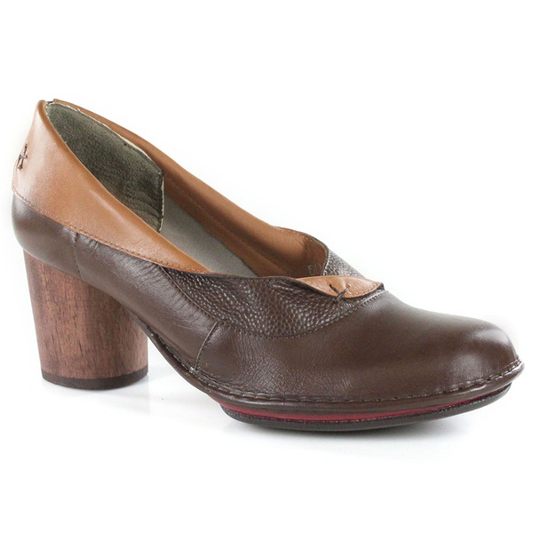 Sapato Em Couro Lolla Alto Coffee J.Gean OUTLET | J.Gean