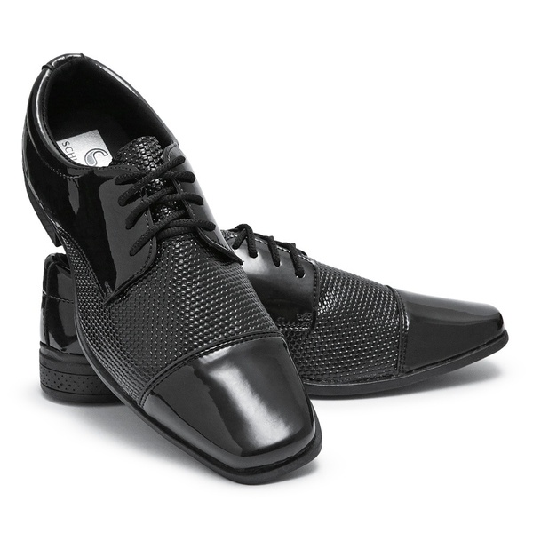 coturno envernizado masculino