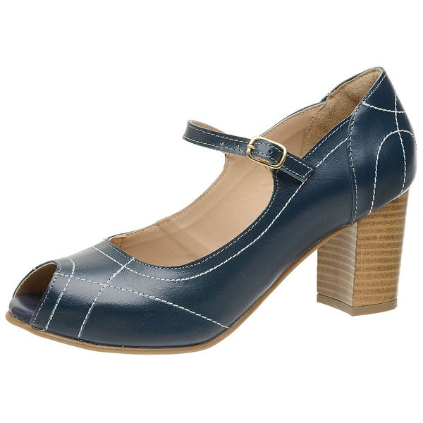 sapato peep toe