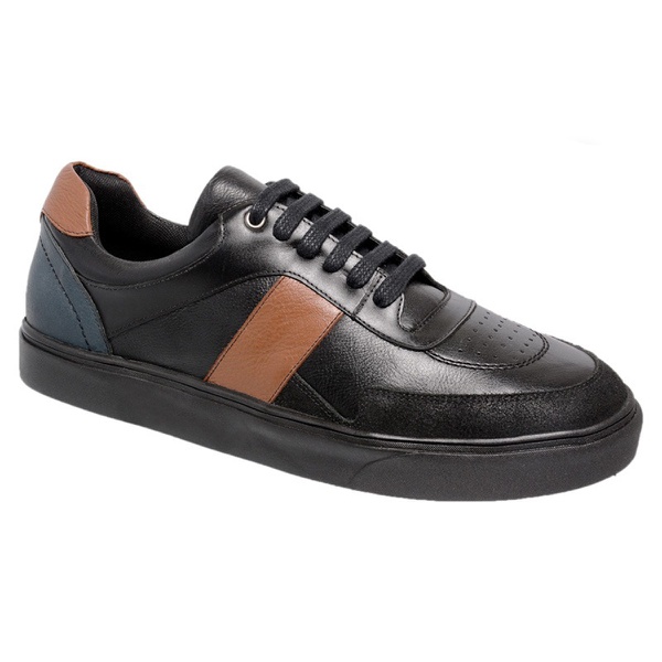 Sapatenis Masculino Preto/Whisky-Moscardini | Calçados Moscardini