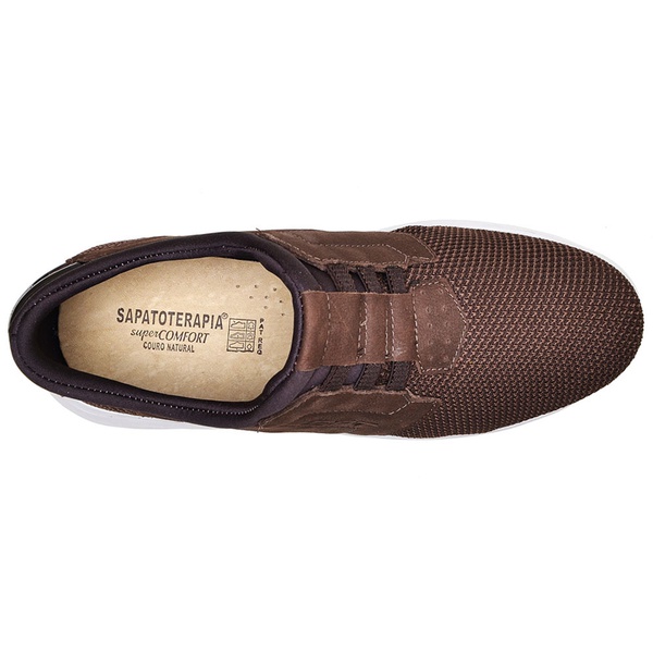 Sapatênis Super Leve Neoprene Sapatoterapia Café Everest 45103-1 |  SAPATOTERAPIA