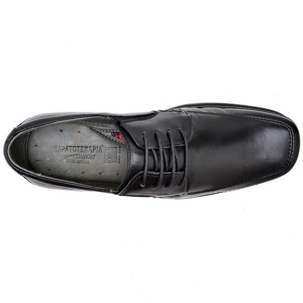 Sapato Social Super Leve Sapatoterapia Preto 7703 | SAPATOTERAPIA