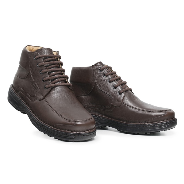 Bota Casual Masculino Super Comfort Sapatoterapia Café- 70 | SAPATOTERAPIA