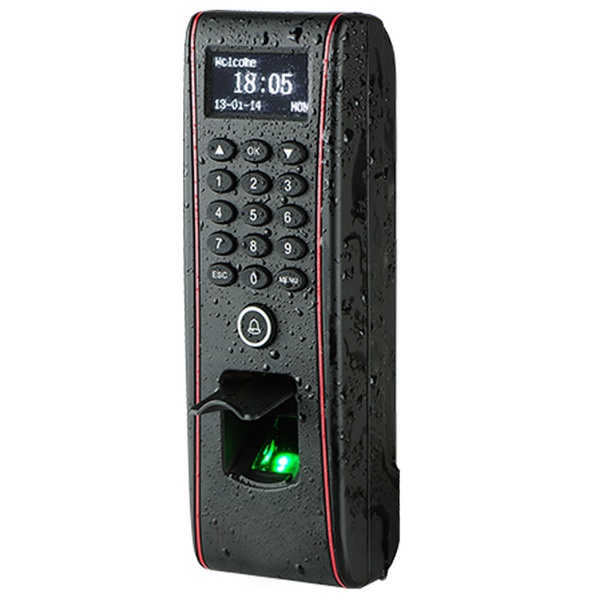 Leitor biometrico stand alone/on line 2200us ip65 tecl displ prox e tf