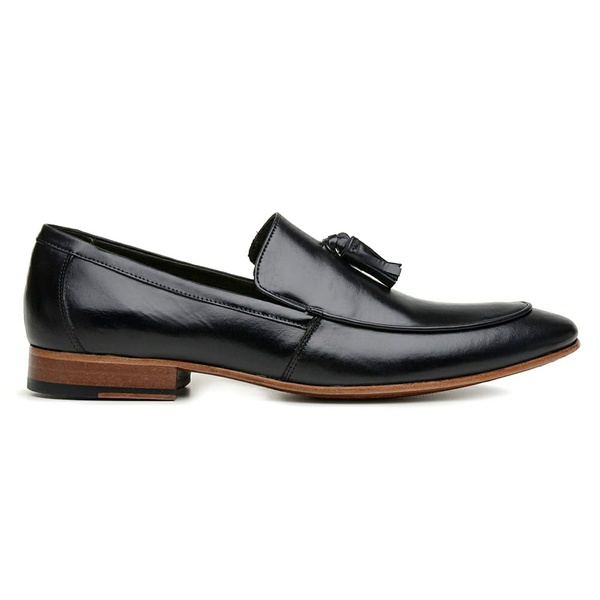 Sapato Social Rafarillo Couro Mogno Solado Em Borracha 34011 - FKV Calçados