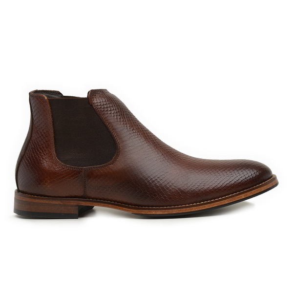 bota chelsea marrom