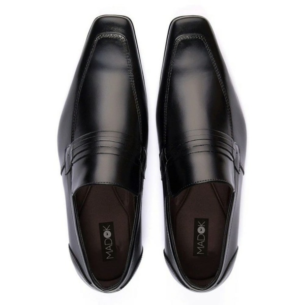 Sapato Social Masculino Preto em Couro | MADOK