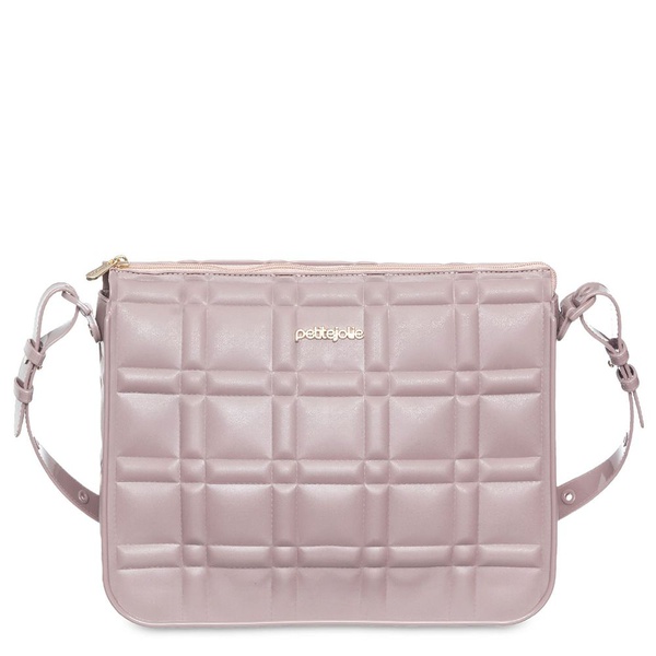 taupe crossbody bolsa