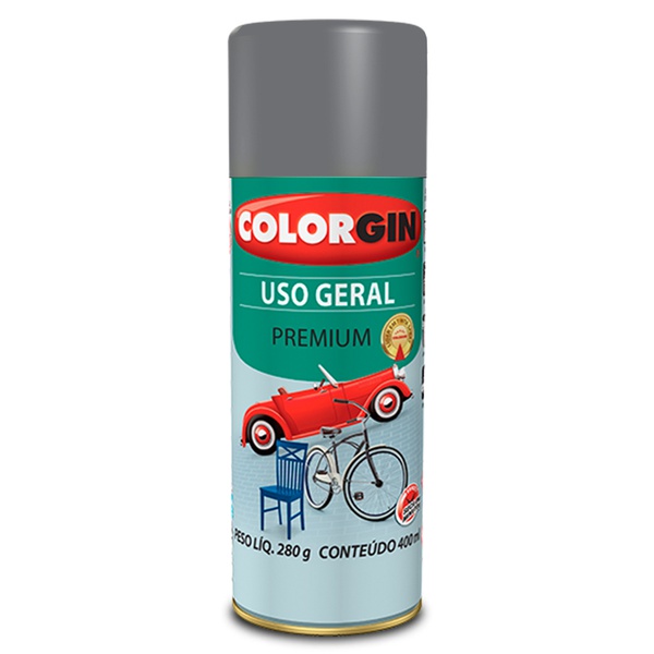 Spray Uso Geral Metálico 400ml Alumínio para Rodas - Colorgin
