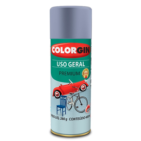 Spray Uso Geral 400ml Primer Rápido Cinza - Colorgin 