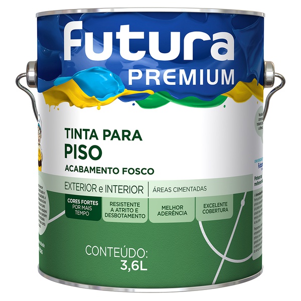 Tinta Premium para Piso Fosca 3,6L - Futura