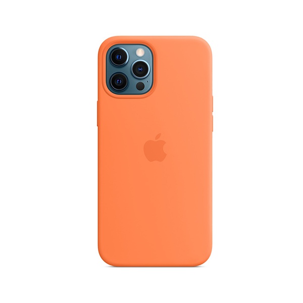 CASE CAPINHA IPHONE 12 PRO MAX SILICONE LARANJA | MCELL IMPORT