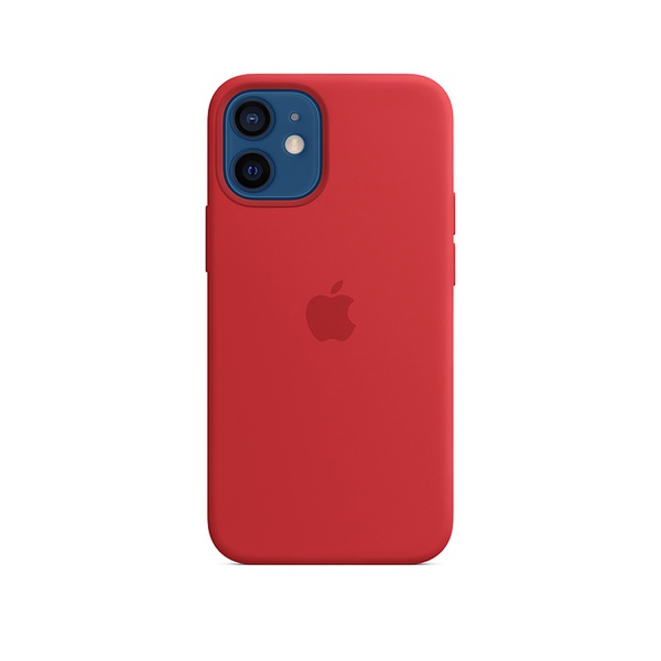 CASE CAPINHA IPHONE 12 SILICONE VERMELHA | MCELL IMPORT