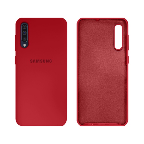 CASE CAPINHA SAMSUNG A30S SILICONE VERMELHA | MCELL IMPORT