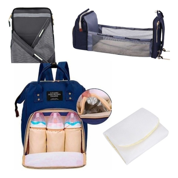 Bolsa de bebe que vira caminha