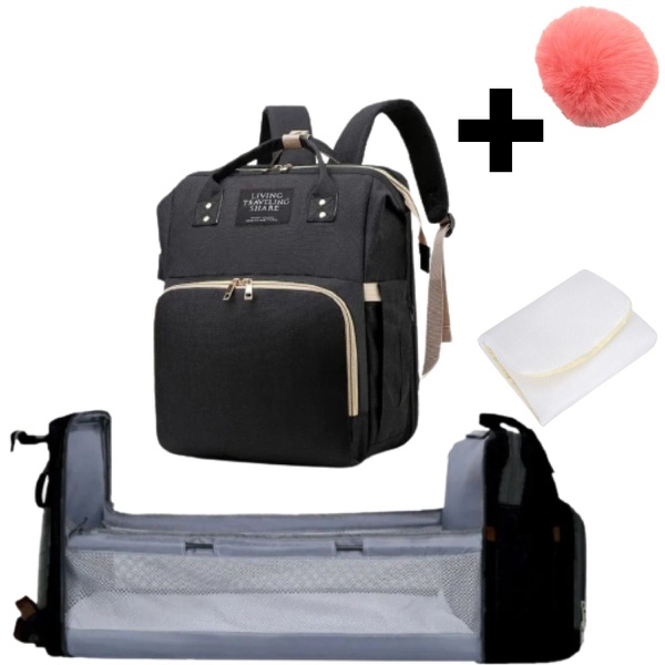 Bolsa de bebe que vira caminha