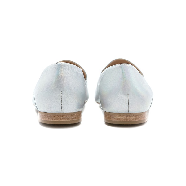 Mocassim Paola holográfico prata | MIAMORENA