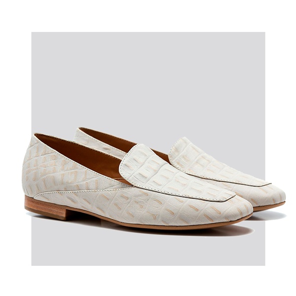 mocassim off white