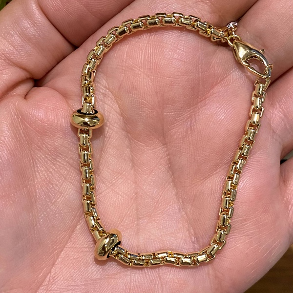 Pulseira Moment Para Berloques Ouro 18k
