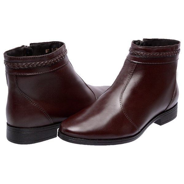 botas femininas cano curto couro legitimo