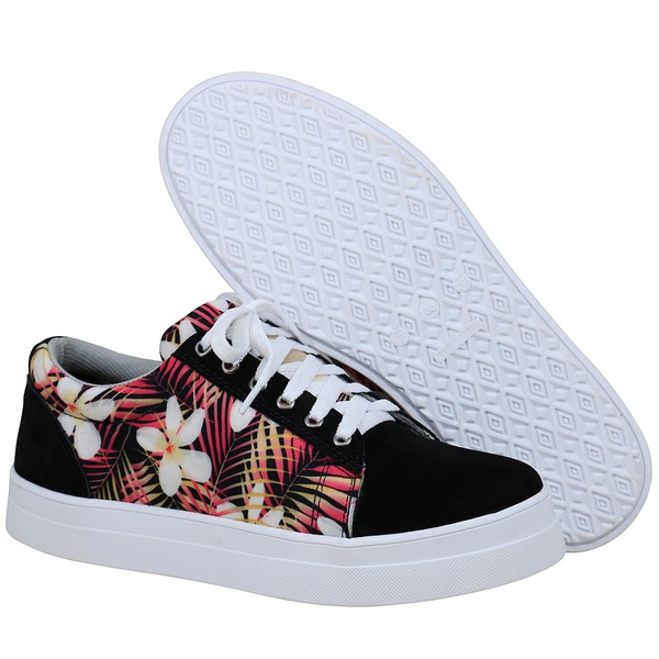 tenis estampa floral