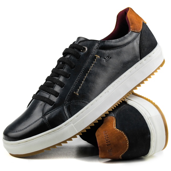 Sapatênis Masculino Malbork em Couro Nobuck 812001 - FKV Calçados