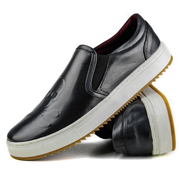 4056 Iate Masculino Cautex Confort Caveira Preto | MRLIGHT CALCADOS