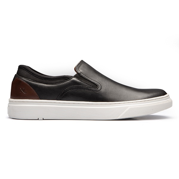 slip on masculino preto