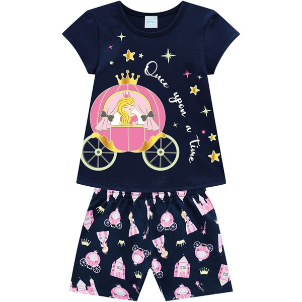 Pijama Kyly Infantil Feminino Princesa