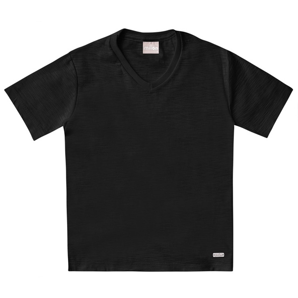 Camiseta preta lisa infantil clearance