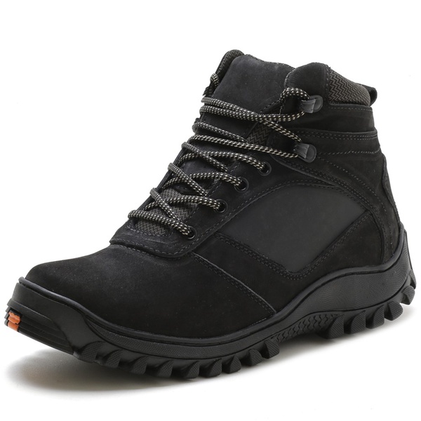 bota nobuck preta
