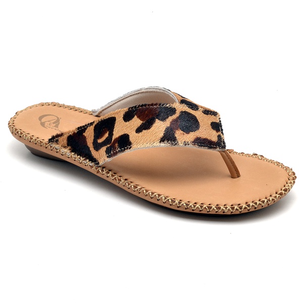 CHINELO SANDÁLIA BEGE- FEITO EM COURO MÁCIO | NINE4 STORE