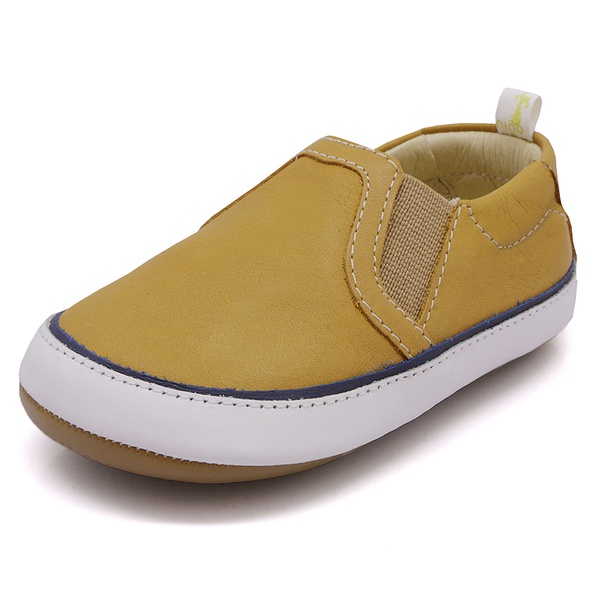 Slip On Em Couro Infantil Menino Pablo - Caramelo | Niño Baby Shoes
