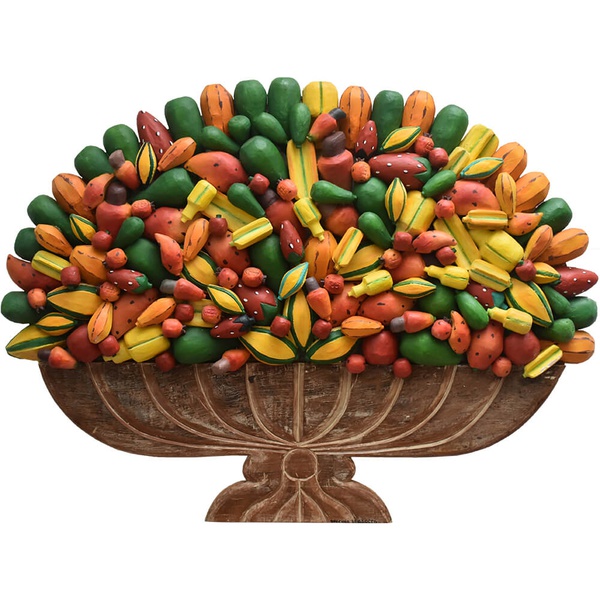 Compre Painel Grande De Anfora Larga Com Frutas Variadas Oficinadeagosto
