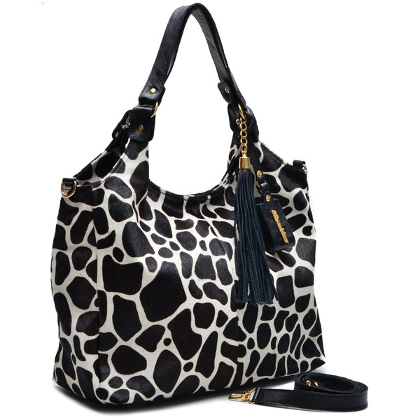 cow print hobo bolsa