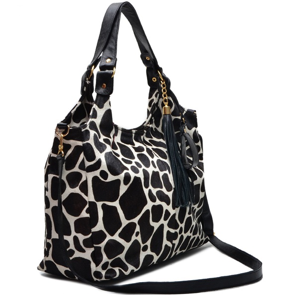 black and leopard print bolsa