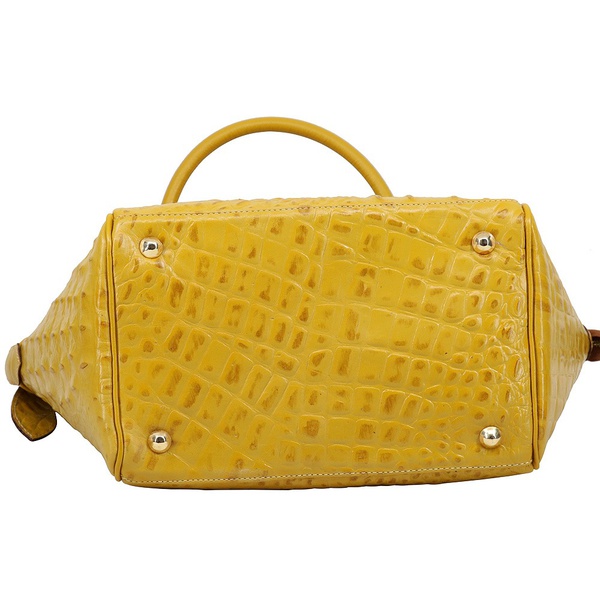 Bolsa mostarda couro Clearance