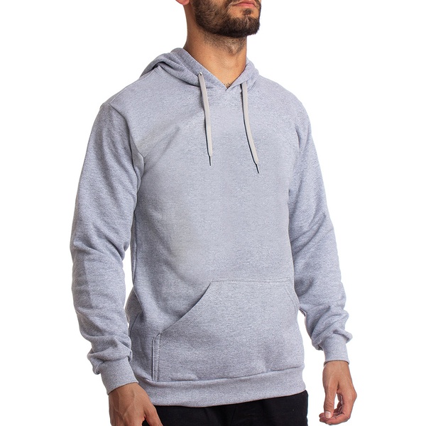 grey colour moletom com capuz