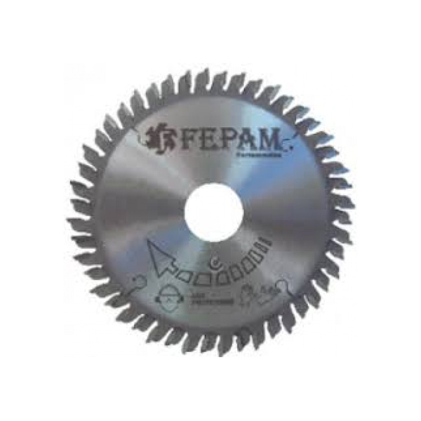 Disco de serra circular 150 mm X 5,6-9,0 X 24 + 24 dentes F.30 Regulável Fepam