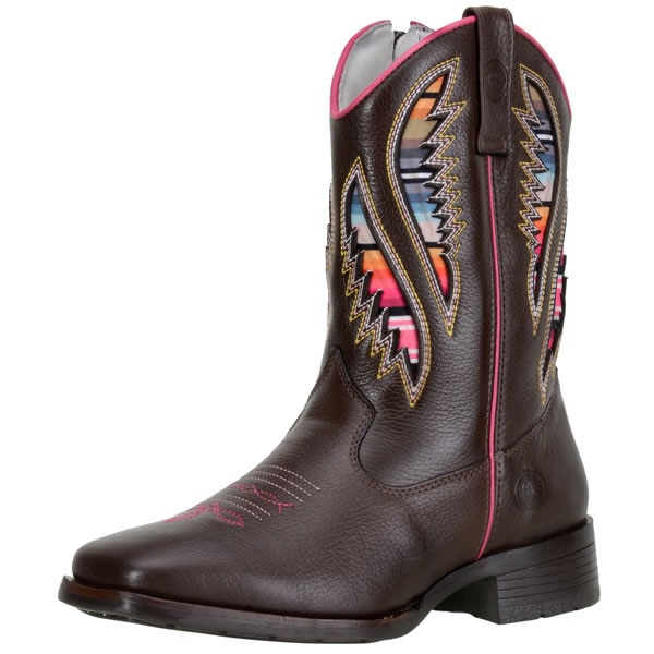 Bota Country Texana Infantil Couro Legítimo Baby Cowboy Kpl - 054 - Castor  Rosa | Site Calçados