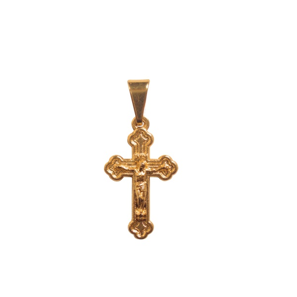 Crucifixo Romano Dourado Pequeno