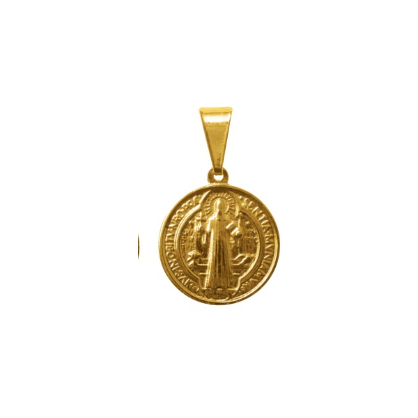 Medalha Folhada à Ouro São Bento