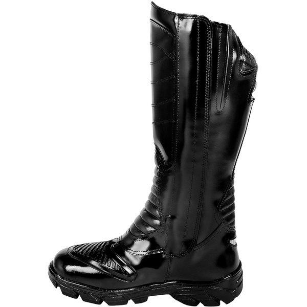 bota cano longo para motoqueiro