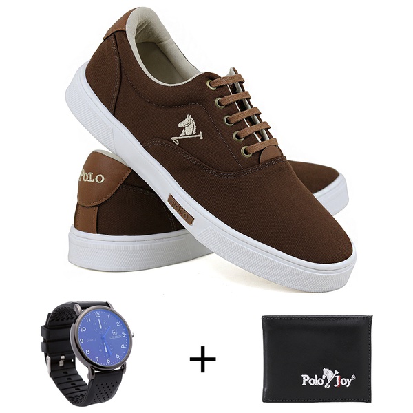 1 Par de Sapatênis Masculino Lona Cadarço Macio Conforto em Promoção |  Ofertas na Americanas