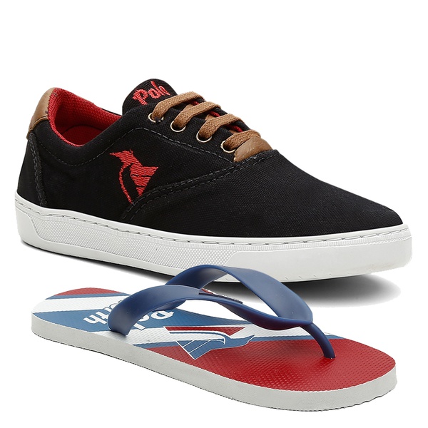 Kit Sapatenis Masculino Casual Marrom Dockside + Chinelo
