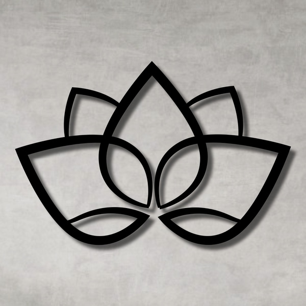 Escultura de Parede Lotus