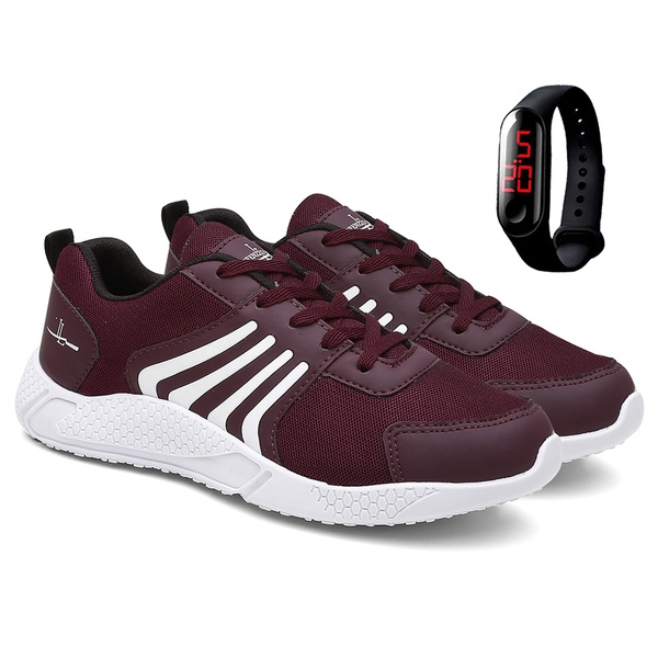 Kit Tênis Masculino Run Caminhada/Academia + Relógio - Vermelho - Lorenzzo  Lopez | Lorenzzo Lopez