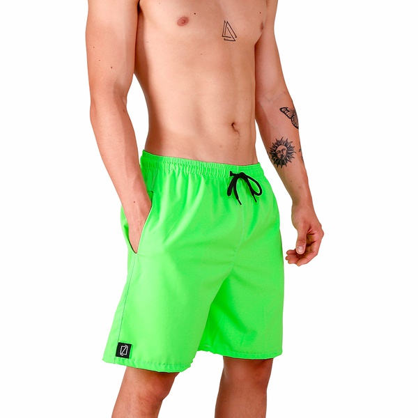 Short Masculino Bermuda Masculina Verão Tendencia Neon - Verde - Lorenzzo Lopez