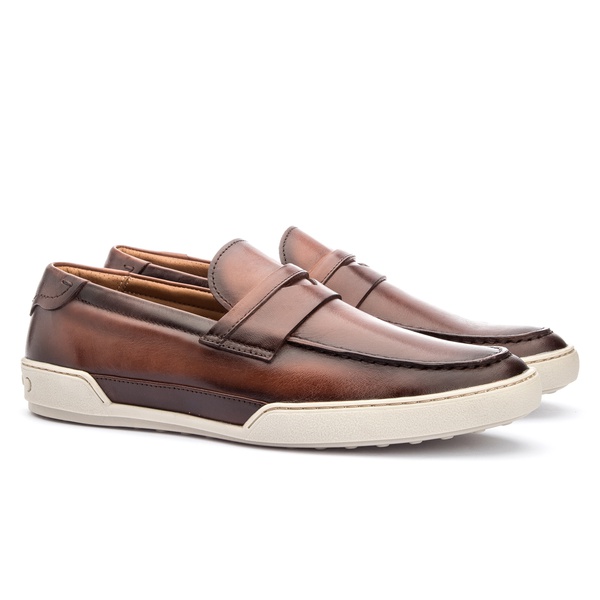 sapato casual couro