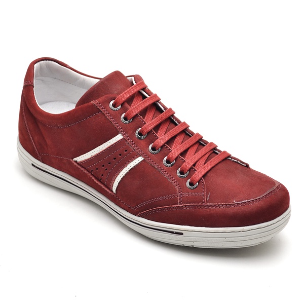 Sapatênis Masculino Ransterine Vermelho Comfort | Ransterine Calçados  Comfort